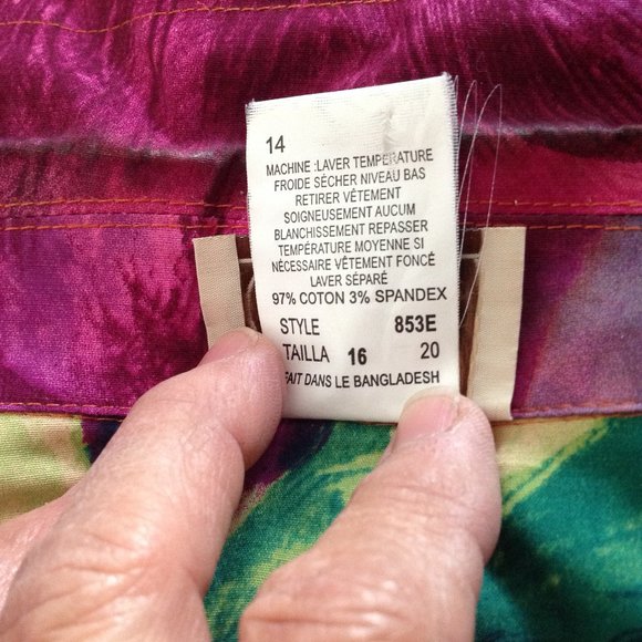 Company Collection Button Front Lightweight Jacket with 4 pockets, size 16 - Picture 4 of 4